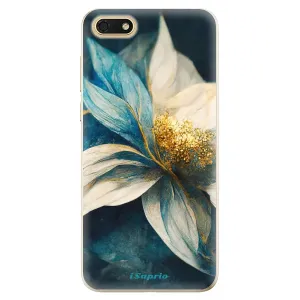 Odolné silikonové pouzdro iSaprio - Blue Petals - Huawei Honor 7S