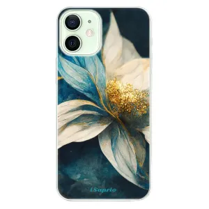 Odolné silikonové pouzdro iSaprio - Blue Petals - iPhone 12 mini