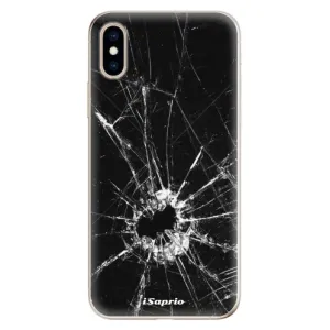 Odolné silikonové pouzdro iSaprio - Broken Glass 10 - iPhone XS