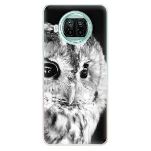Odolné silikonové pouzdro iSaprio - BW Owl - Xiaomi Mi 10T Lite