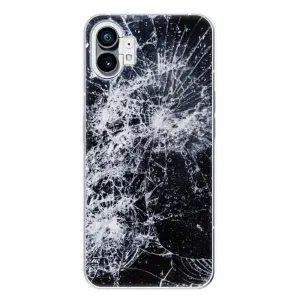 Odolné silikonové pouzdro iSaprio - Cracked - Nothing Phone (1)