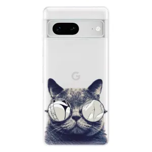 Odolné silikonové pouzdro iSaprio - Crazy Cat 01 - Google Pixel 7 5G