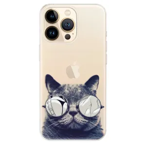 Odolné silikonové pouzdro iSaprio - Crazy Cat 01 - iPhone 13 Pro Max