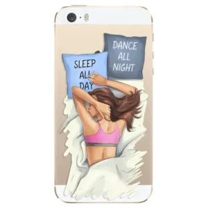 Odolné silikonové pouzdro iSaprio - Dance and Sleep - iPhone 5/5S/SE