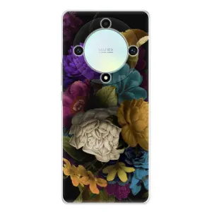 Odolné silikonové pouzdro iSaprio - Dark Flowers - Honor Magic5 Lite 5G