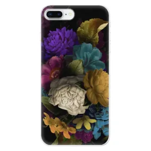 Odolné silikonové pouzdro iSaprio - Dark Flowers - iPhone 8 Plus