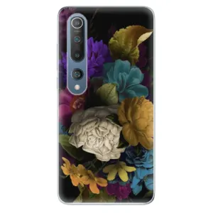 Odolné silikonové pouzdro iSaprio - Dark Flowers - Xiaomi Mi 10 / Mi 10 Pro