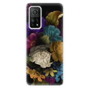 Odolné silikonové pouzdro iSaprio - Dark Flowers - Xiaomi Mi 10T / Mi 10T Pro