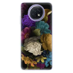 Odolné silikonové pouzdro iSaprio - Dark Flowers - Xiaomi Redmi Note 9T