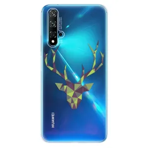 Odolné silikonové pouzdro iSaprio - Deer Green - Huawei Nova 5T