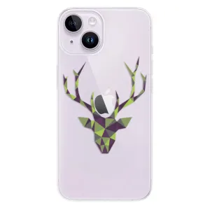 Odolné silikonové pouzdro iSaprio - Deer Green - iPhone 14