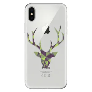 Odolné silikonové pouzdro iSaprio - Deer Green - iPhone X