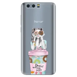 Odolné silikonové pouzdro iSaprio - Donut Worry - Huawei Honor 9