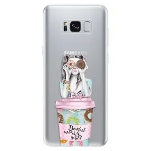 Odolné silikonové pouzdro iSaprio - Donut Worry - Samsung Galaxy S8