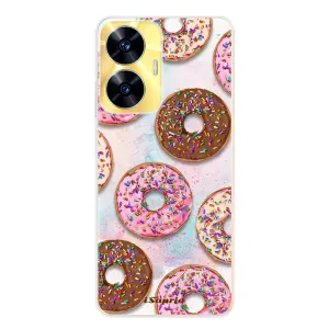Odolné silikonové pouzdro iSaprio - Donuts 11 - Realme C55