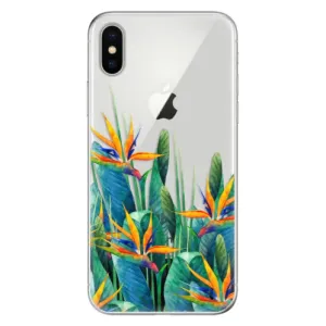 Odolné silikonové pouzdro iSaprio - Exotic Flowers - iPhone X