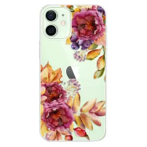 Odolné silikonové pouzdro iSaprio - Fall Flowers - iPhone 12