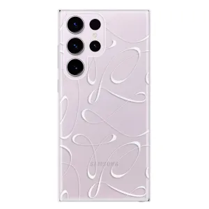 Odolné silikonové pouzdro iSaprio - Fancy - white - Samsung Galaxy S23 Ultra