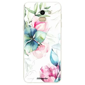 Odolné silikonové pouzdro iSaprio - Flower Art 01 - Samsung Galaxy J6