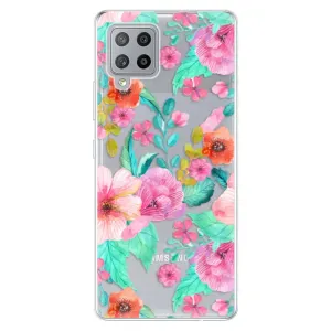 Odolné silikonové pouzdro iSaprio - Flower Pattern 01 - Samsung Galaxy A42