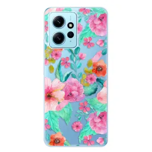Odolné silikonové pouzdro iSaprio - Flower Pattern 01 - Xiaomi Redmi Note 12 5G