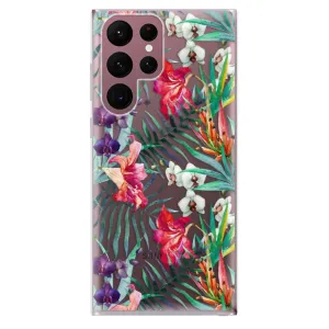 Odolné silikonové pouzdro iSaprio - Flower Pattern 03 - Samsung Galaxy S22 Ultra 5G