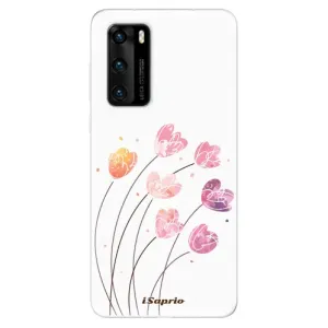 Odolné silikonové pouzdro iSaprio - Flowers 14 - Huawei P40
