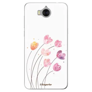 Odolné silikonové pouzdro iSaprio - Flowers 14 - Huawei Y5 2017 / Y6 2017