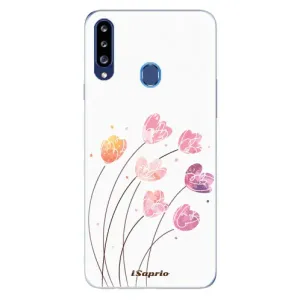 Odolné silikonové pouzdro iSaprio - Flowers 14 - Samsung Galaxy A20s
