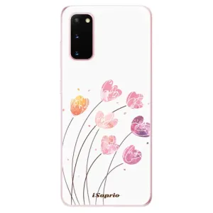 Odolné silikonové pouzdro iSaprio - Flowers 14 - Samsung Galaxy S20