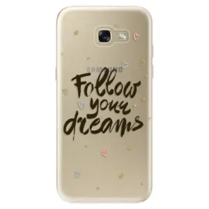 Odolné silikonové pouzdro iSaprio - Follow Your Dreams - black - Samsung Galaxy A5 2017