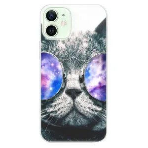 Odolné silikonové pouzdro iSaprio - Galaxy Cat - iPhone 12
