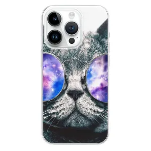 Odolné silikonové pouzdro iSaprio - Galaxy Cat - iPhone 15 Pro