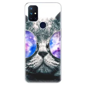 Odolné silikonové pouzdro iSaprio - Galaxy Cat - OnePlus Nord N10 5G