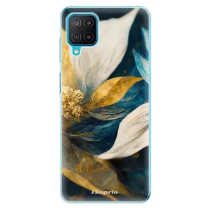 Odolné silikonové pouzdro iSaprio - Gold Petals - Samsung Galaxy M12