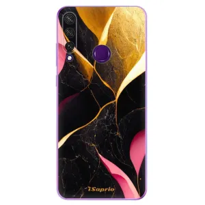 Odolné silikonové pouzdro iSaprio - Gold Pink Marble - Huawei Y6p