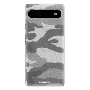 Odolné silikonové pouzdro iSaprio - Gray Camuflage 02 - Google Pixel 6a 5G