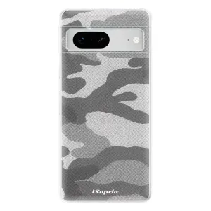 Odolné silikonové pouzdro iSaprio - Gray Camuflage 02 - Google Pixel 7 5G
