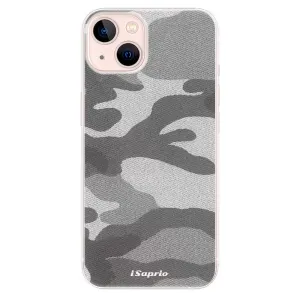 Odolné silikonové pouzdro iSaprio - Gray Camuflage 02 - iPhone 13