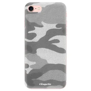 Odolné silikonové pouzdro iSaprio - Gray Camuflage 02 - iPhone 7