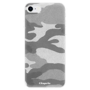 Odolné silikonové pouzdro iSaprio - Gray Camuflage 02 - iPhone SE 2020