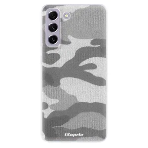 Odolné silikonové pouzdro iSaprio - Gray Camuflage 02 - Samsung Galaxy S21 FE 5G