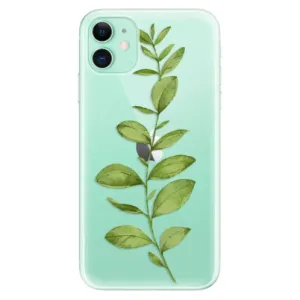 Odolné silikonové pouzdro iSaprio - Green Plant 01 - iPhone 11