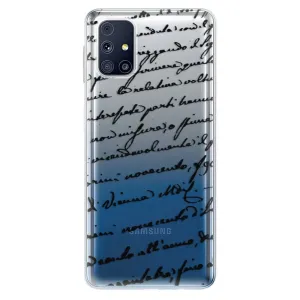 Odolné silikonové pouzdro iSaprio - Handwriting 01 - black - Samsung Galaxy M31s