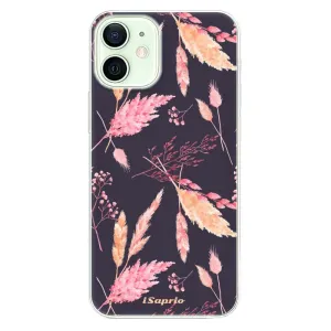 Odolné silikonové pouzdro iSaprio - Herbal Pattern - iPhone 12 mini