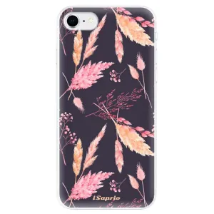 Odolné silikonové pouzdro iSaprio - Herbal Pattern - iPhone SE 2020