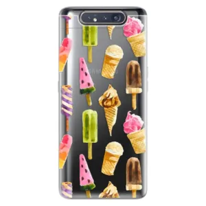 Odolné silikonové pouzdro iSaprio - Ice Cream - Samsung Galaxy A80