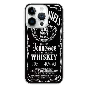 Odolné silikonové pouzdro iSaprio - Jack Daniels - iPhone 15 Pro