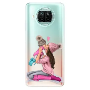 Odolné silikonové pouzdro iSaprio - Kissing Mom - Brunette and Girl - Xiaomi Mi 10T Lite