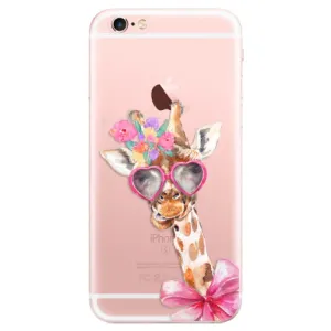 Odolné silikonové pouzdro iSaprio - Lady Giraffe - iPhone 6 Plus/6S Plus